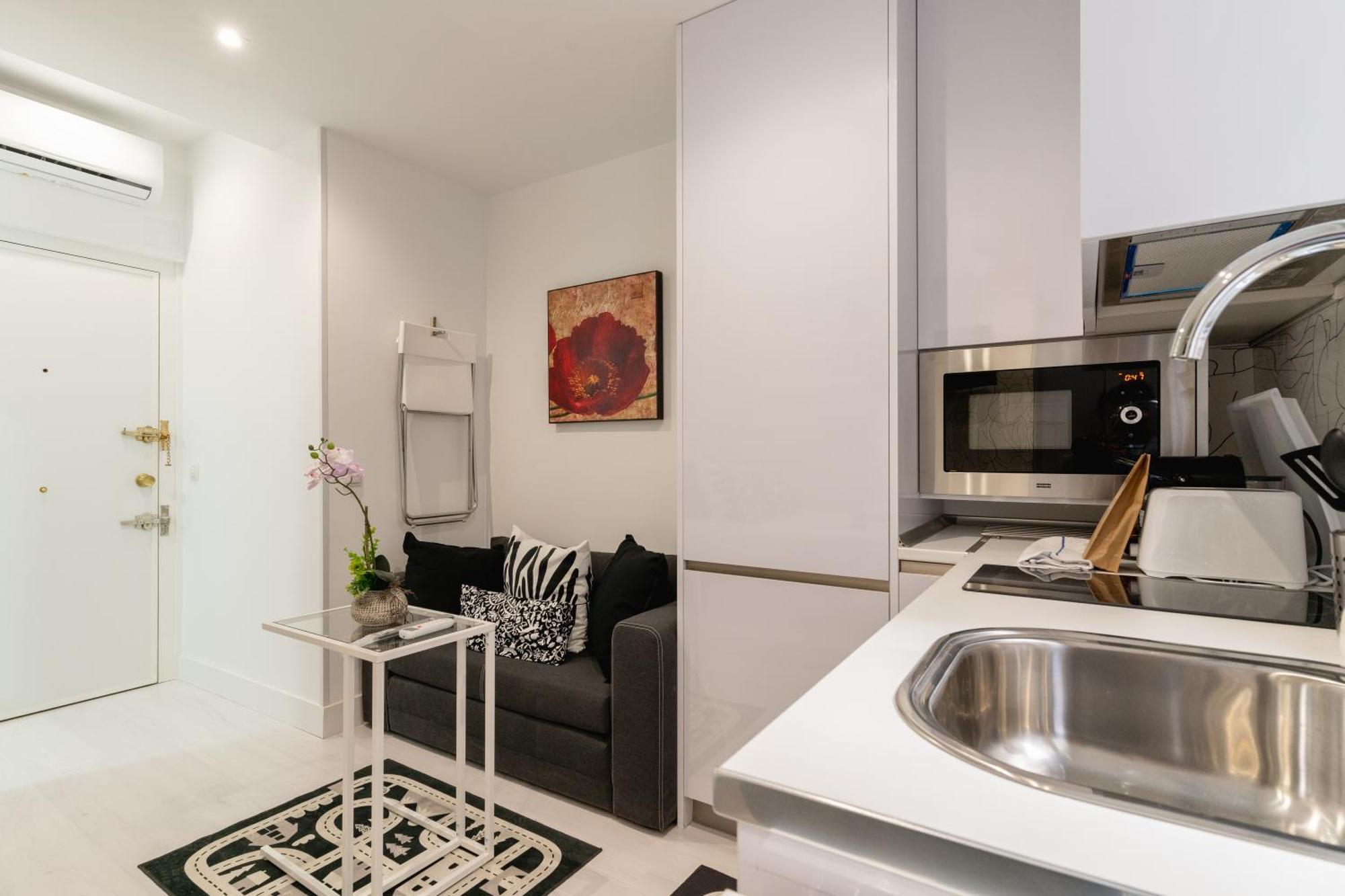 Modern Studio-1Bathroom-Chueca Madrid Exterior foto
